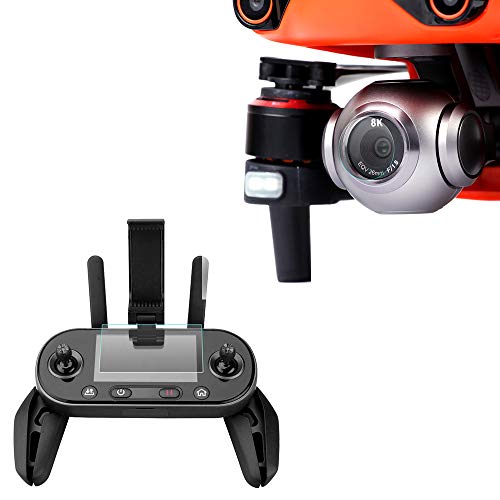 GoolRC Compatible con Autel EVO II 8K RC Drone Cámara Lente Protector Controlador Remoto Protector de Pantalla 9H Vidrio Templado de Alta Dureza 2 Juegos