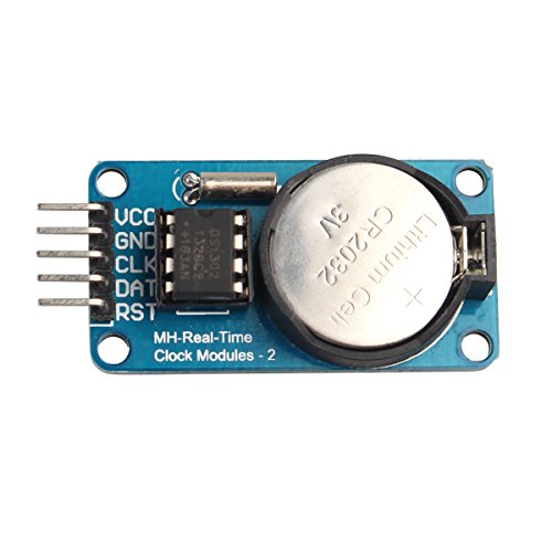 HALJIA RTC DS1302 módulo reloj en tiempo Real Compatible con Arduino AVR PIC SMD brazo