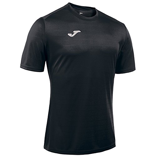 Joma Campus II Camiseta de Juego Manga Corta, Hombre, Negro, 4XS-3XS