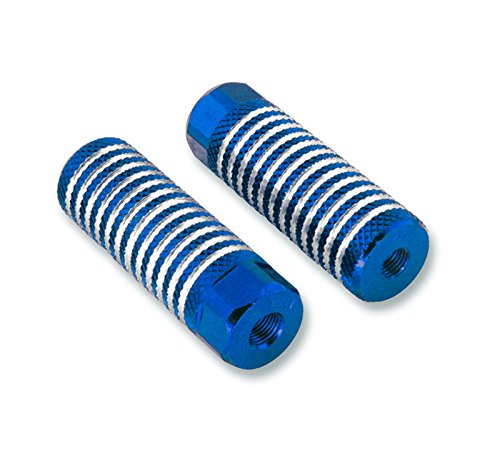 Juego par de Reposapies Kid Profesional Pegs Deslizaderas de Aluminio 24Tx26T para Bicicleta BMX 3150azul