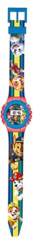 Kids Licensing |Reloj Digital Infantil + Bolígrafo + Diario Secreto Patrulla Canina | Reloj Infantil Paw Control | Set Papelería Boli 6 Colores + Diario | Reloj de Pulsera Infantil | Licencia Oficial