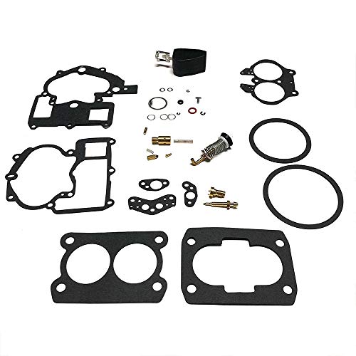 Kit de reparación de carburador compatible con carburador Briggs & Stratton 799868 498170 497586 498254 497314 497347 Mercruiser Mercury Marine 3.0L 4.3L 5.0L 5.7L