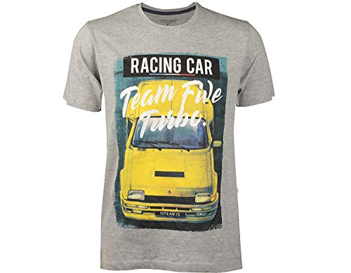 L'Atelier Renault R5 Racing Team Five Turbo - Camiseta para hombre (talla XL), color gris claro