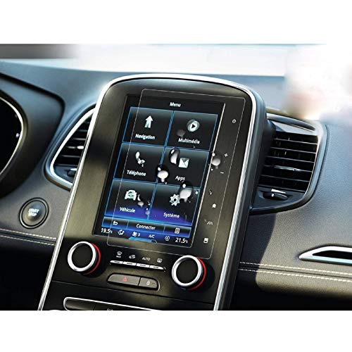 LFOTPP Megane 4 Koleos 2 8,7 Pulgadas Protector Pantalla Navegación, GPS Radio Cristal Templado Coche Interior Accesorios