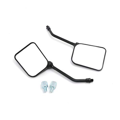 Motocicleta Delgado Espejo retrovisor Espejo retrovisor para for for for for for Honda Rebel XL CB CR Magna CX Nighthawk XR CRF Bike Izquierdo Espejo Lateral Izquierdo (Color : Black)