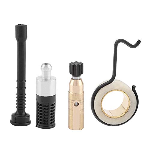 Motosierra bomba de aceite Engranaje de tornillo sin fin Depósito de combustible Juego de filtros para tubos de aceite Kit Accesorios Stihl MS 250 MS230 MS 210 Recambios para motosierras Accesorios