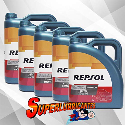 Mundocoche Repsol Elite Premium TDI-GTI 10W40 5x5L(25Litros)