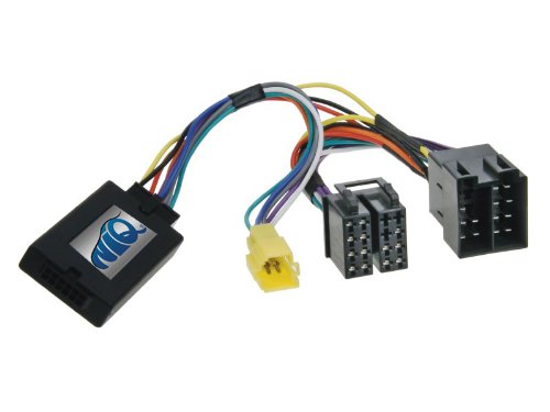 NIQ Adaptador de mando a distancia en el volante adecuado para radios JVC, compatible con Renault Clio, Kangoo, Megane y Twingo.