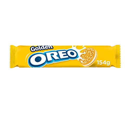 Oreo Golden Galletas de Vainilla, Rellenas de Crema, 154g