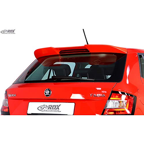 RDX Racedesign RDDS145 Alerón de techo adecuado para Skoda Fabia III (5J) HB 2014- (PUR-IHS)