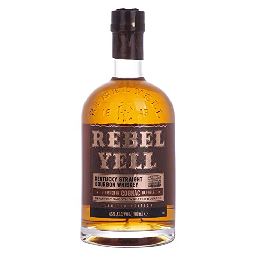 Rebel Yell Bourbon Whiskey Cognac Barrel Finish 45% Vol. 0.7L - 700 ml