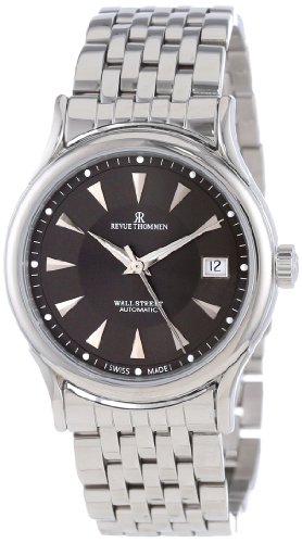 Revue Thommen – Wallstreet – Reloj de Pulsera analógico automático para Hombre Acero Inoxidable 20002.2134