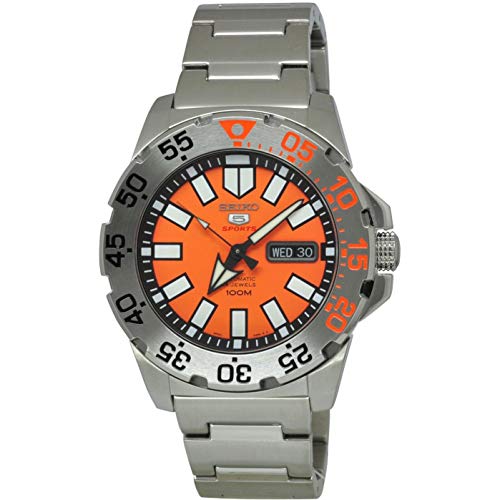 Seiko SRP483 - Reloj de automático para Hombre, con Correa de Acero Inoxidable, Color Metalizado