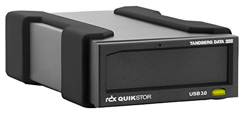 Tandberg RDX External Drive Kit with 2TB, Black, USB3 + Includes Windows Backup and Apple Time Machine Support