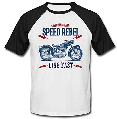 Teesandengines Sunbeam s8 1 Speed Rebel Camiseta de Mangas Negra Cortas T-Shirt Size Large