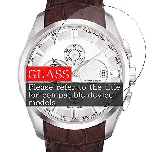 VacFun 3 Piezas Vidrio Templado Protector de Pantalla para Graham Chronofighter 1695 2CXAP.S03A, 9H Cristal Screen Protector Sin Burbujas, Alta Definición Película Protectora Reloj Inteligente