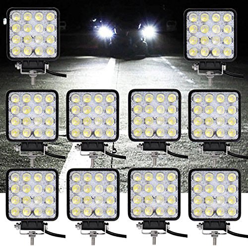 VINGO®10x 48w LED luces de trabajo Foco Luz Offroad Faro Lu Faro de indicador de Trabajo fuera de carretera 10-30V DC tecnología multitensión