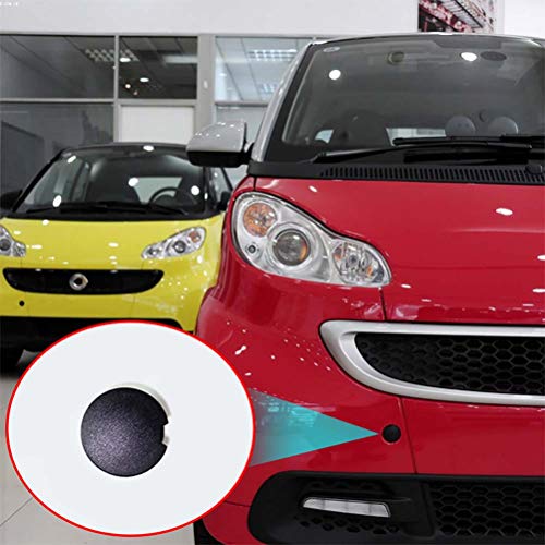 wuwenjun ABS Parachoques Delantero Impermeable a Prueba de Polvo Gancho de Remolque acoplador de Ojo Cubierta de Remolque para Mercedes Smart 451 453 Fortwo Forfour