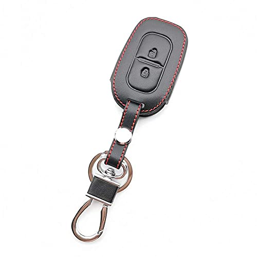 YUFFD Caso De La Llave del Coche Llavero De Cuero para Coche, para Renault Duster Dacia Scenic Master Megane Logan Clio Captur