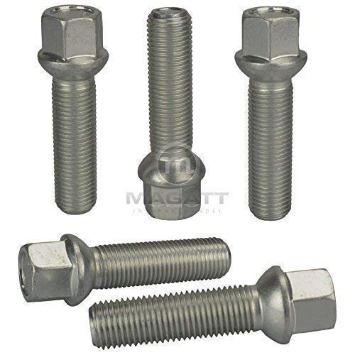 20 Tornillos de Rueda Pernos de Rueda M14 X 1,5 X 35mm Bund Bala SW17 Audi VW Mercedes