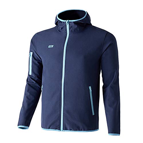 42K Running - Chaqueta técnica 42k SOFTSHELL Azul marino L