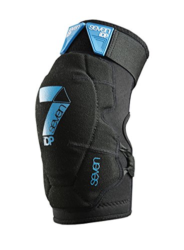 7 Protection Flex-17 Rodilleras Ciclismo Enduro MTB, Unisex Adulto, Negro, Talla-M