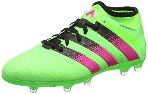 adidas Ace 16.2 Primemesh Fg/Ag, Botas de Fútbol para Hombre, Multicolor (Verde / Rosa / Negro), 42