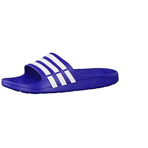 adidas Duramo Slide, Chanclas Unisex, Azul (New Navy/White/New Navy G14309), 47 EU