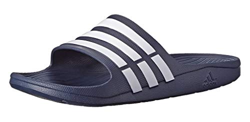 adidas Duramo Slide Sandal,Dark Blue/White/Dkblue,18 M US