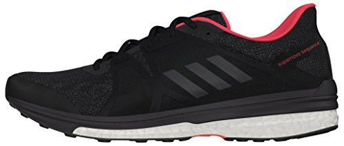 adidas Supernova Sequence 9, Zapatillas de Running Mujer, Negro (Core Black/Night Met/Utility Black), 38