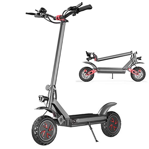 AORISSE Patinete Eléctrico, Scooter Eléctrico Plegable De 3600 W con Pantalla LCD, 3 Modos De Velocidad, Scooter Todoterreno De Crucero Urbano para Adultos, Velocidad Máxima 70 KM/H,52V21AH/3600W