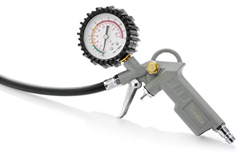 BFG Herramienta de manómetro de neumáticos I Dispositivo de medición de inflado de neumáticos I Manómetro neumático I Probador de presión de neumáticos I Pistola de Aire comprimido (estándar)