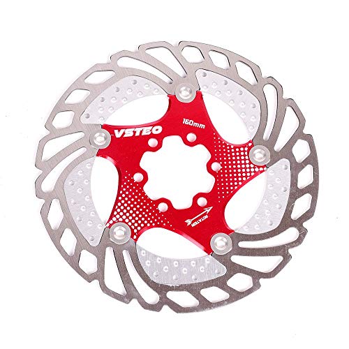 Bicicletas disco del rotor del freno Bicicleta de montaña Tipo de tarjeta Disco de enfriamiento Disco de flotación de seis orificios Disco de freno de 160 mm Seis pulgadas Accesorios de frenos de disc