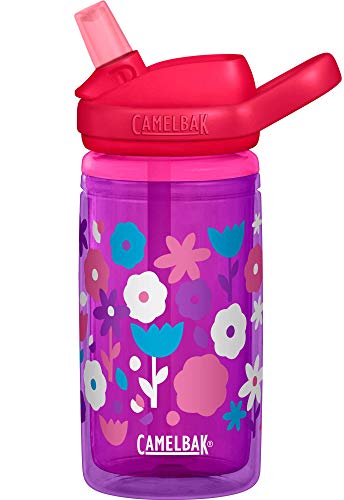 Camelbak Botellas aisladas para niños Eddy, Flower Power, 0.4 litros/14 onzas