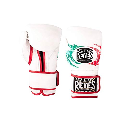 CLETO REYES *Guantes de boxeo de piel envueltos alrededor de Sparring México Training (16 onzas)