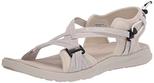 Columbia Sandal, Sandalia Mujer, Blanco (Fawn, White 102), 38 EU