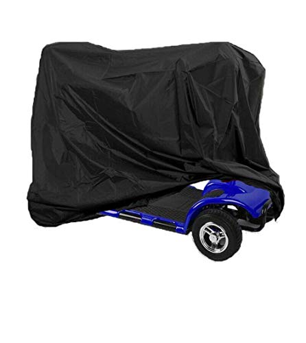 Delixike Mobility Scooter Cover, Heavy Duty Mobility Scooter Storage Rain Cover Waterproof Disability with Draw String and Anti Dust Sun UV fit for Power Scooter Travel Cover(68x145x140cm)