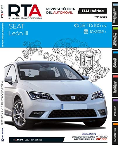 Documentación técnica RTA 274 SEAT LEON III (5F) FASE 1 (2012 -2016)