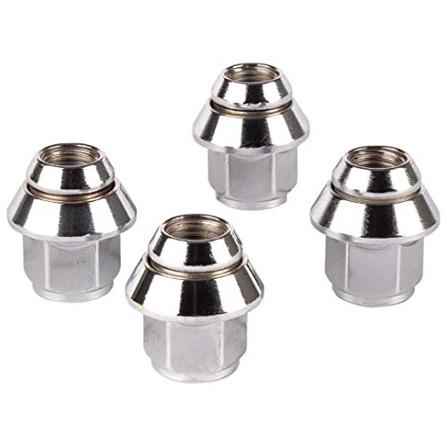 Ellis Excellence Juego de tuercas de aleación M12 x 1,5, arandela cónica, hexagonal de 19 mm para uso con ruedas de aleación Ford y más (4)