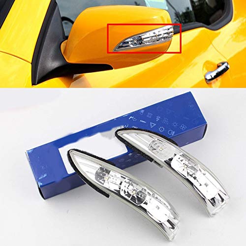 Espejo Indicador Parpadea Espejo Retrovisor Lateral LED Luz 87613 2M000 87614 2M000 Ajuste For Hyundai Genesis Coupe 2009-2014 (Color : Left side LH)