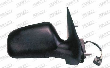 ESPEJO RETROVISOR DERECHO ELECTRICO NEGRO C SON CONVEXO CRO 63004425