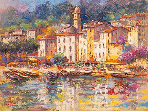 Feeling at home IMPRESIÓN-ROLLED-LONEA-Portofino-Florio-Luigi-Coastal-25x33_in