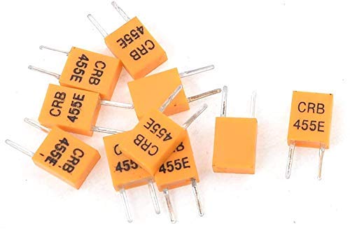 Fiween 10Pcs cerámica resonador, 455KHz CRB 455E Dip-2 TV de Control Remoto resonador cerámico