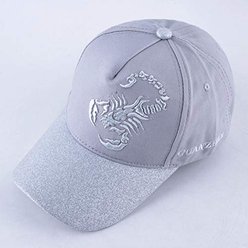 Fnito Beisbol Gorra Gorra de béisbol Snapback Mujer Scorpion Bordado Hip Hop Bones Shinning Visor KPOP Caps Hombres Gorra de Camionero Intermitente Gorra de Hombre