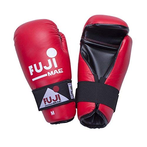 Fuji Mae Itf Aprobado Taekwondo Punto Sparring Guantes Rojo - Rojo, Small