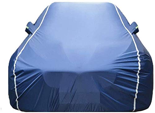 Funda Coche Impermeable Compatible con Mercedes-Benz SLK-Class R170(1996-2004)/R171(2004-2010) Roadster, Transpirable Cubierta Coche Resistente al Polvo Coche Cubre con Tira Fluorescente-Blue Plus Ve