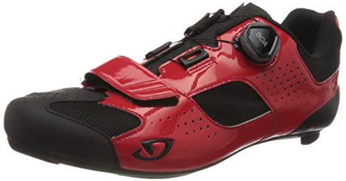 Giro Trans (Boa) Road, Zapatos de Ciclismo de Carretera Hombre, Multicolor (Bright Red/Black 000), 41.5 EU