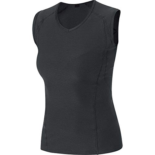 GORE WEAR M Camiseta interior sin mangas para mujer GORE, Talla: 38, Color: Negro