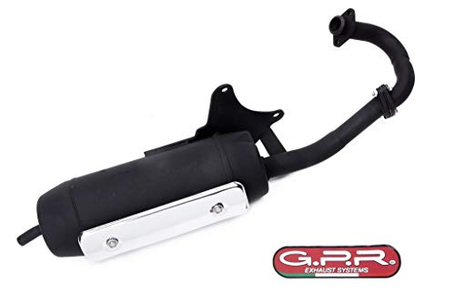 GPR EXHAUST SYSTEM PI.ESC04.4 Línea de escape completa homologada para Scooter 50 cc compatible con Piaggio Nrg MC3 50 Cc