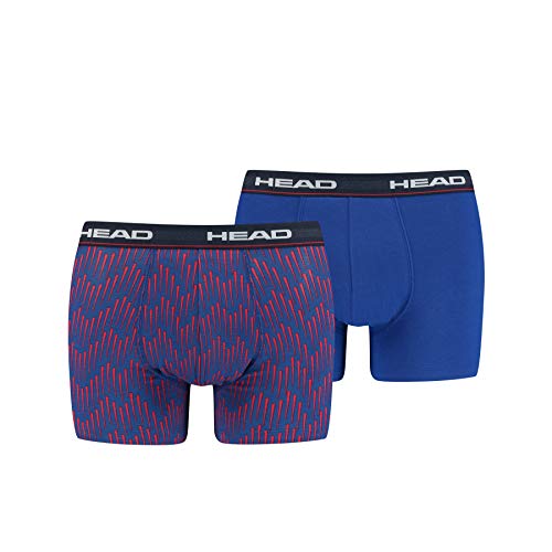 Head All-Over-Print Men's Boxer (2 Pack), Rojo y Azul, XL para Hombre